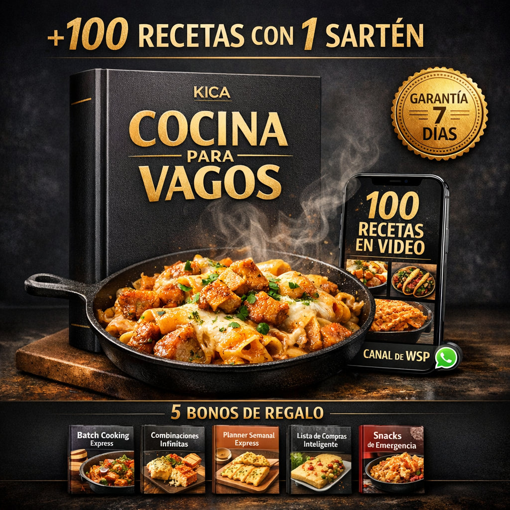 Cocina para vagos + 5 ebooks de regalo
